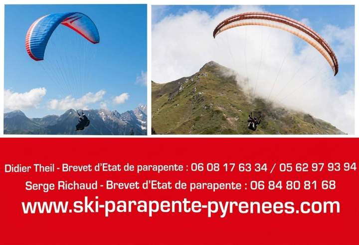 Ski parapente Pyrénées Bagnères-de-Bigorre